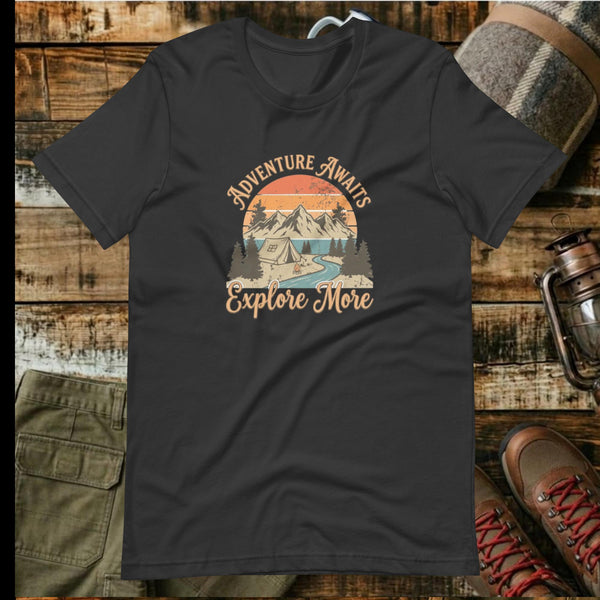 Adventure Awaits — Wild & Free Sunset Tee